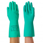 Ansell AlphaTec Solvex 37-675 Nitrile Chemical-Resistant Gauntlets